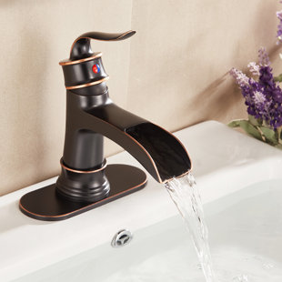KEBOO Single-Hole Single-handle Bathroom Faucet with Drain Assembly