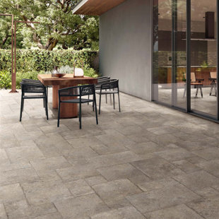 ENCORE SURFACES Gascogne Italian Stone Look Versillas Pattern Porcelain Tile