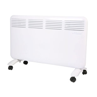 LUCKYREMORE 1500 Watt 5200 BTU Electric Wall Mounted Space Heater with Adjustable Thermostat and with Digital Display