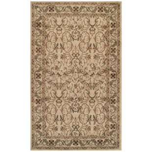 CHARLTON HOME® Horrell Traditional Oriental Floral Scroll Classic Vines Indoor Area Rug