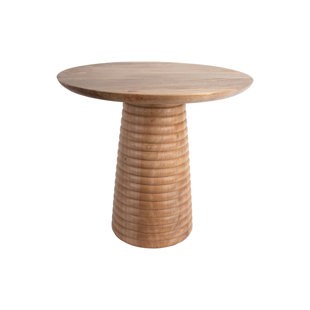 LEITMOTIV Side table Force layered base large mango wood