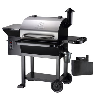 Z GRILLS POWERHOUSE 1056 sq.in Cooking Area Wood Pellet Grill & Smoker 8-in-1 BBQ Smoker