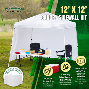 Caravan Global White Polyester Side Wall