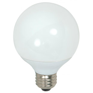 SATCO LIGHTING Single 9 Watt G25 Shaped Medium (E26) Base Compact Fluorescent Bulb
