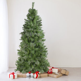 NORTHLIGHT SEASONAL 7.5 ft Medium Mixed Cashmere Pine Artificial Christmas Tree - Unlit