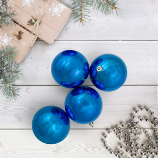 NORTHLIGHT SEASONAL Shatterproof Christmas Ball Ornaments 3.25" (80mm) (Set of 32)