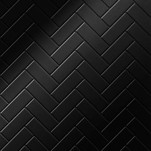 FROMPLAINTOBEAUTIFULINHOURS Herringbone MirroFlex 4ft. x 8ft. Glue Up PVC 3D Wall Panels 96 sq.ft. (Set of 3)