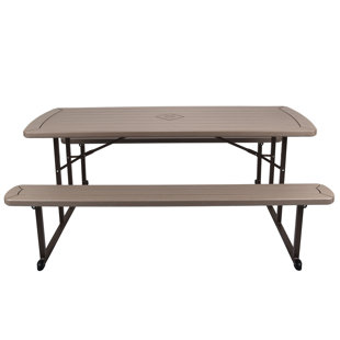 HAMPDEN FURNISHINGS Heavy-Duty Folding Picnic Table