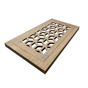 MAGNETIC STELLARAIR VENTS Hardwood Floor Flush Magnetic Register - Cubes Design