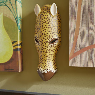 DESIGN TOSCANO Serengeti Animal Masks African Jaguar Wall Sculpture