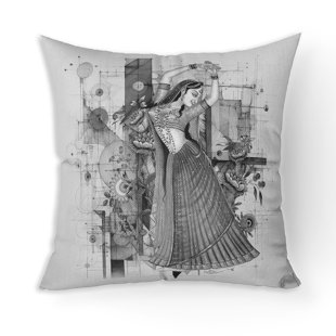 AMRITA SEN Indoor/Outdoor Reversible Throw Pillow