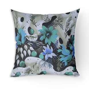 AMRITA SEN Charming Chronicles Indoor/Outdoor Reversible Throw Pillow