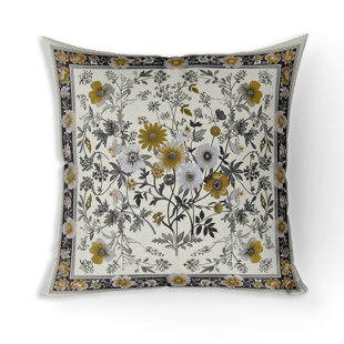 AMRITA SEN Garden Glory Indoor/Outdoor Reversible Throw Pillow