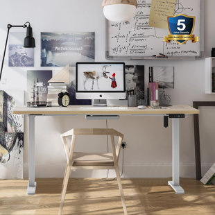 INBOX ZERO Poillucci Adjustable Metal Base Standing Desk