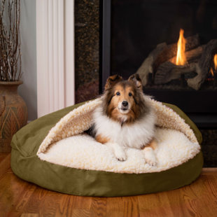 SNOOZER PET PRODUCTS Snoozer Cozy Cave Hooded Dog Bed Poly/Cotton