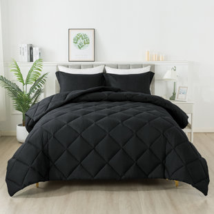VISION VORTEX Diamond lattice three-piece Comforter Set