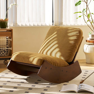 BAY ISLE HOME™ Alleyton Cotton Rocking Chair