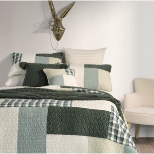 BRUNELLI Fraser Cotton Blend Standard Patchwork Quilt Set
