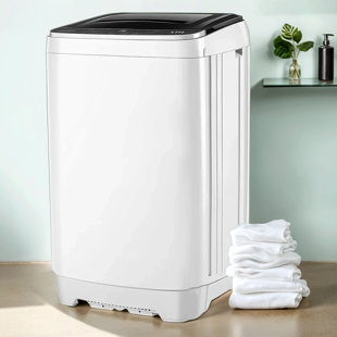 DreamDwell Home 1.9 Cubic Feet cu. ft. High Efficiency Portable Washer & Dryer Combo in White with Child Safety Lock White