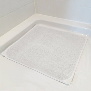 SYMPLE STUFF Non-Slip Loofah Style Shower Mat