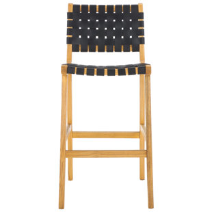 ALLMODERN Alston Upholstered Counter Stool with Solid Wood Frame