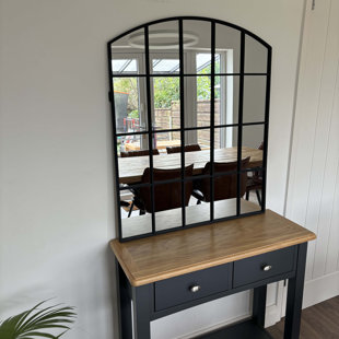 ANDREW GERARD MIRRORS Arch Metal window panel Mirror