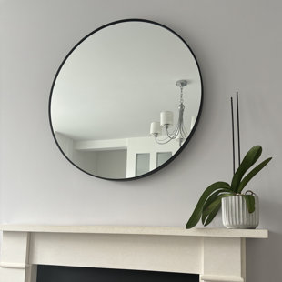 ANDREW GERARD MIRRORS Altham Metal Round Wall Mirror