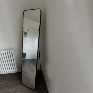 ANDREW GERARD MIRRORS Allen Metal Free Standing Mirror,