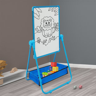 YINXIER Freestanding Reversible Magnetic Small (60 - 120 Cm) Chalkboard