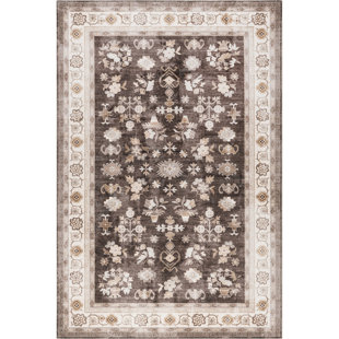 Lauren Liess x Rugs USA Dayflower Vintage Machine Washable Area Rug