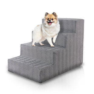 Tucker Murphy Pet™ High Density Foam 4 Step Pet Stairs