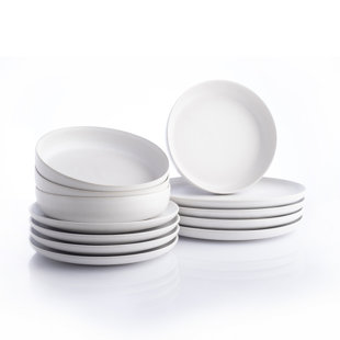 Porto By Stone Lain Macchio 12-Piece Dinnerware Set Stoneware