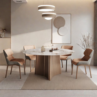 GINATOL 9 - Piece Trestle Dining Set