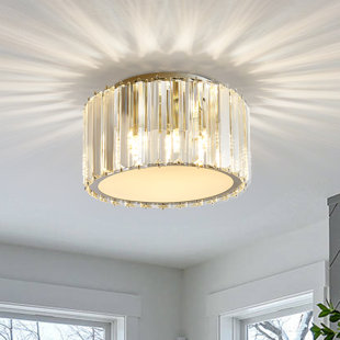 MERCER41 Aubreey Crystal Flush Mount