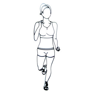 WORLD UNIQUE IMPORTS Handmade Modern People Wall Decor on Metal