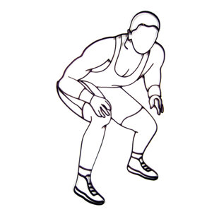 WORLD UNIQUE IMPORTS Handmade Modern People Wall Decor on Metal