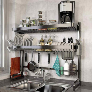 STUNVER Stainless Steel Over The Sink Dish Rack