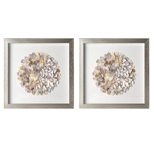 ROSECLIFF HEIGHTS Wall Decor on Seashell (Set of 2)