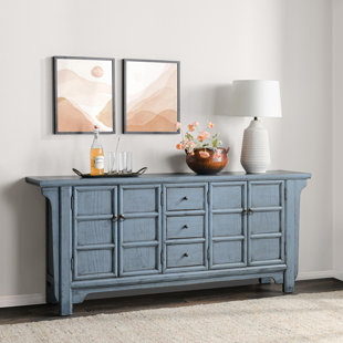 CLASSIC HOME Crafton Reclaimed Pine Wood Sideboard