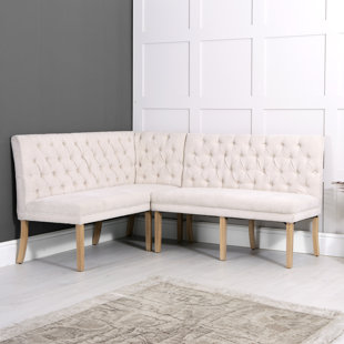 KT FURNITURE Fabric Upholstered Bench