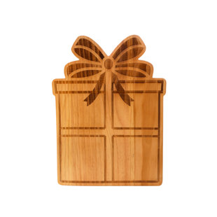 CREATIVE GIFTS INTERNATIONAL Gift Box Wood Board - 11.25" x 15"