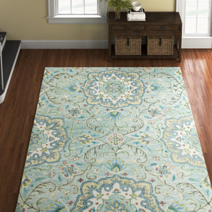 LARK MANOR™ Andrieka Wool Floral Rug