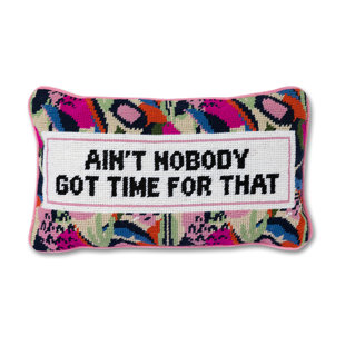 FURBISH STUDIO Floral Cotton Throw Pillow