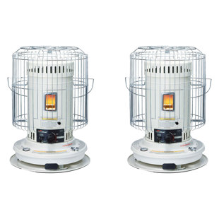 SENGOKU LA Sengoku KeroHeat 23,500 BTU Indoor Outdoor Convection Kerosene Heater, 2 Pack (Set of 2)