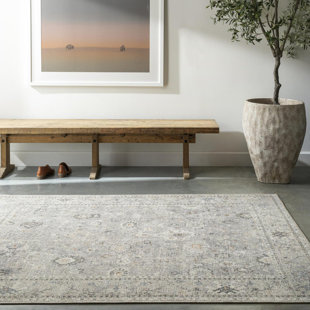 Becki Owens x Livabliss Davina Oriental Feather Gray/Taupe Area Rug