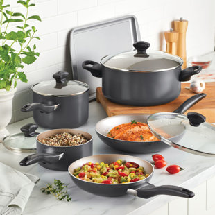 Farberware Dishwasher Safe Nonstick Cookware Pots and Pans