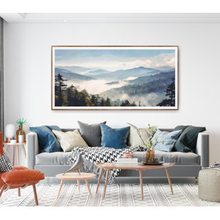 ART TERRITORY Blue Ridge Mountain Art, National Park Horizontal Wall Art