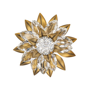 SCHONBEK FOREVER Rhapsodie 1 Light Crystal LED Wall Sconce