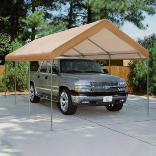 FREEPORT PARK® Houtz 10 Ft. W x 20 Ft. D Heavy Duty Car Canopy Portable Garage for Party Tent, Wedding, Garden,Storage