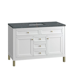 JAMES MARTIN VANITIES Chicago 48" Single Bathroom Vanity Set
